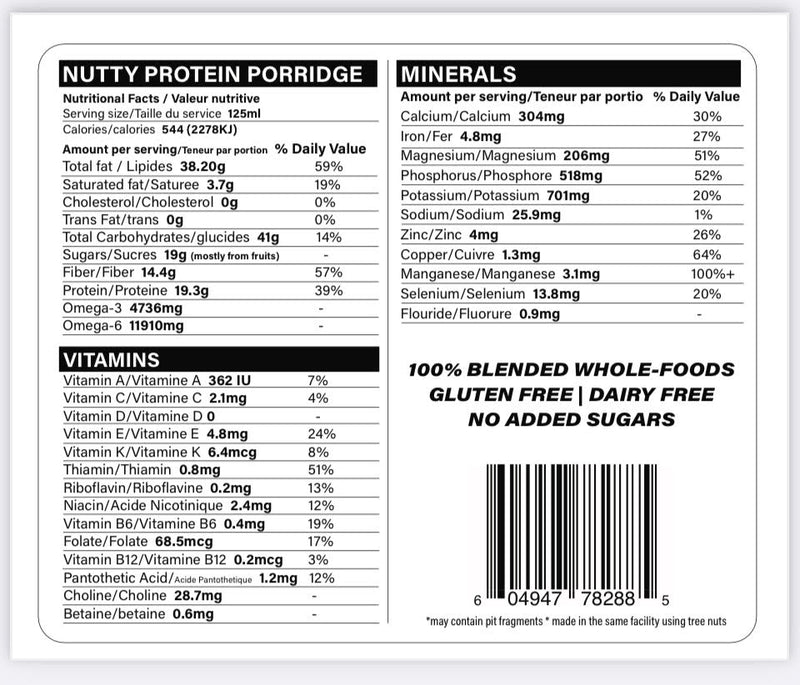 Nutty Protein Porridge